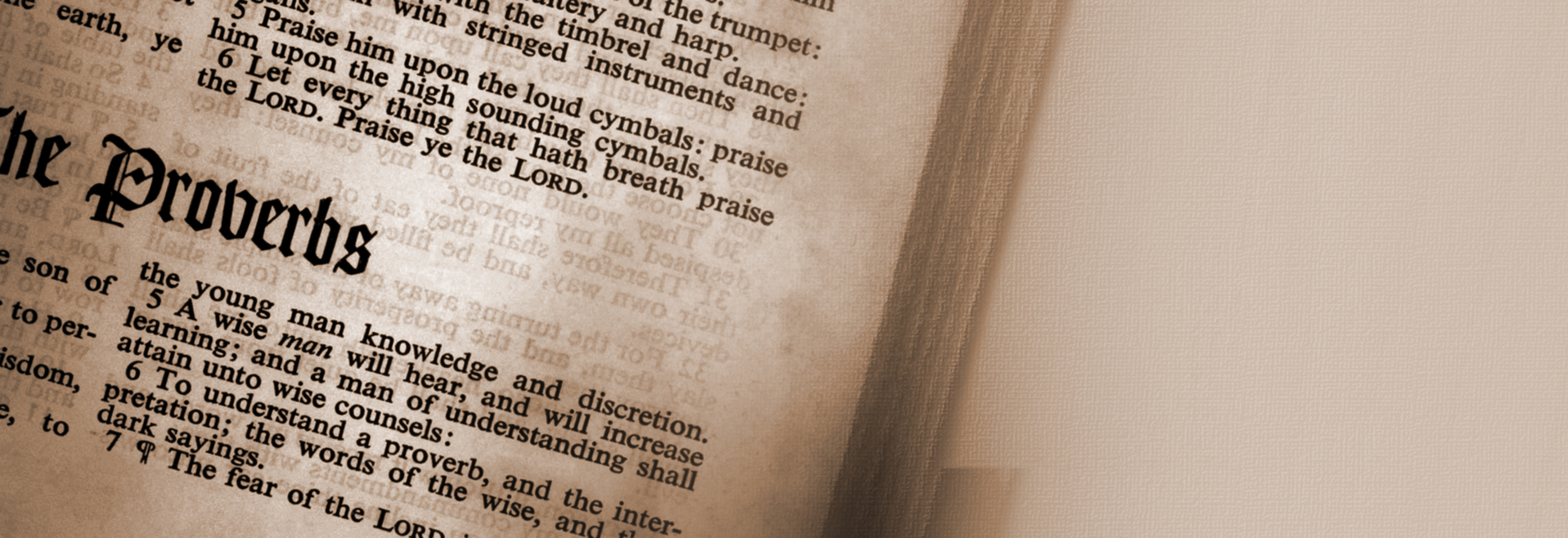 the book of proverbs