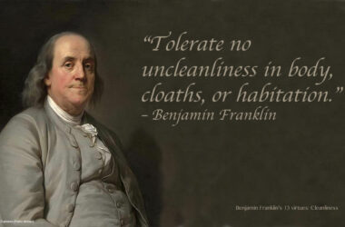 Benjamin Franklin's 13 Virtues: Cleanliness