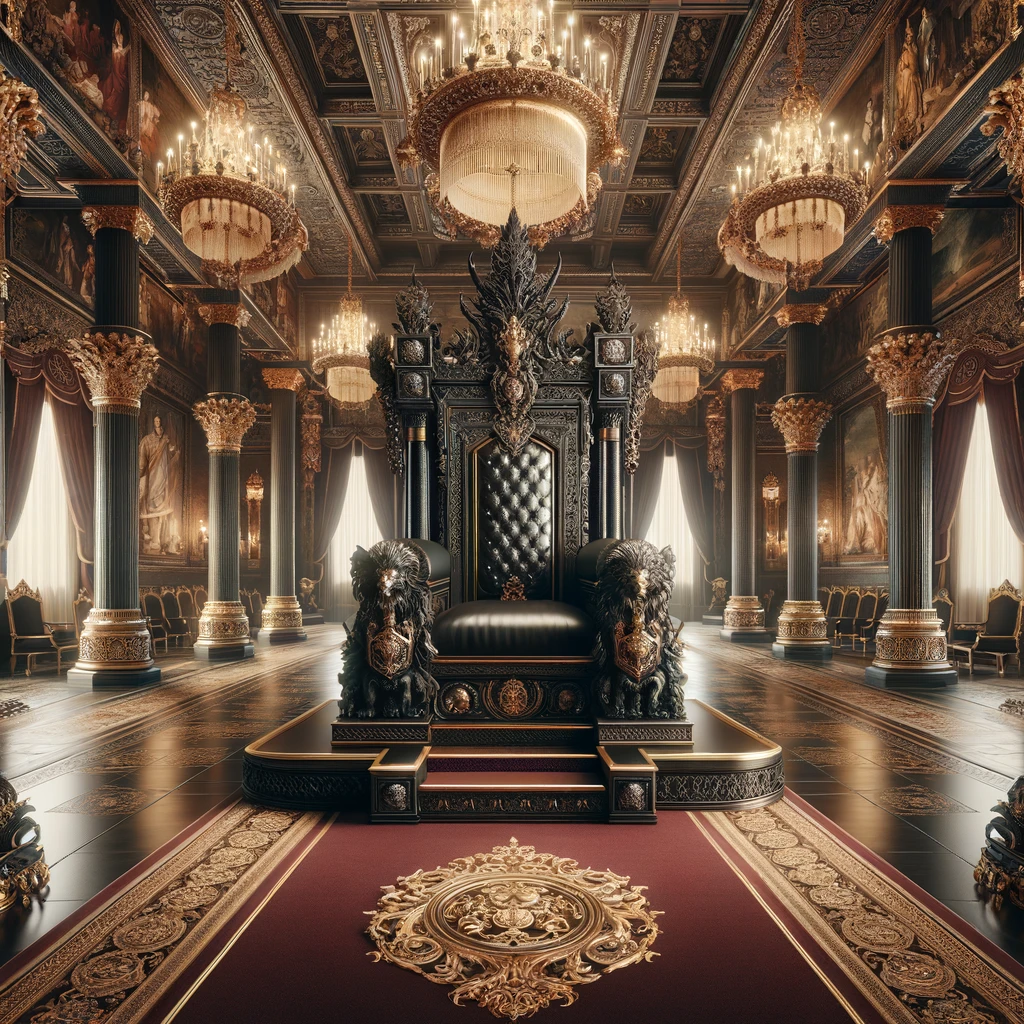 a king's throne room